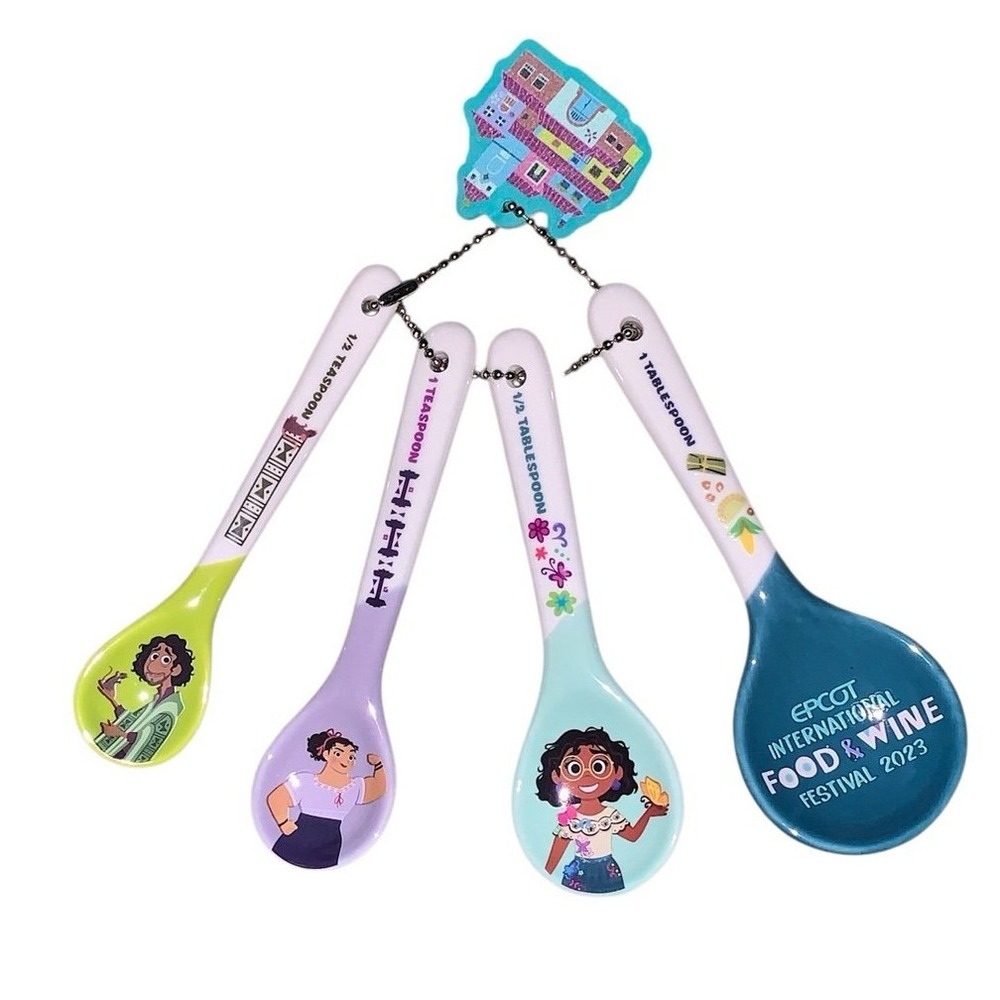 Disney Measuring Spoons Multi New Encanto Epcot Food & Wine 2023 Set